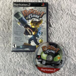 Ratchet and Clank (Sony PlayStation 2, 2002) PS2 Game Disc and Case